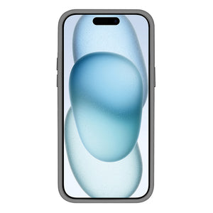 Rixus Classic 03 Case With MagSafe Compatible For Apple iPhone 15 Pro Max Titanium Grey