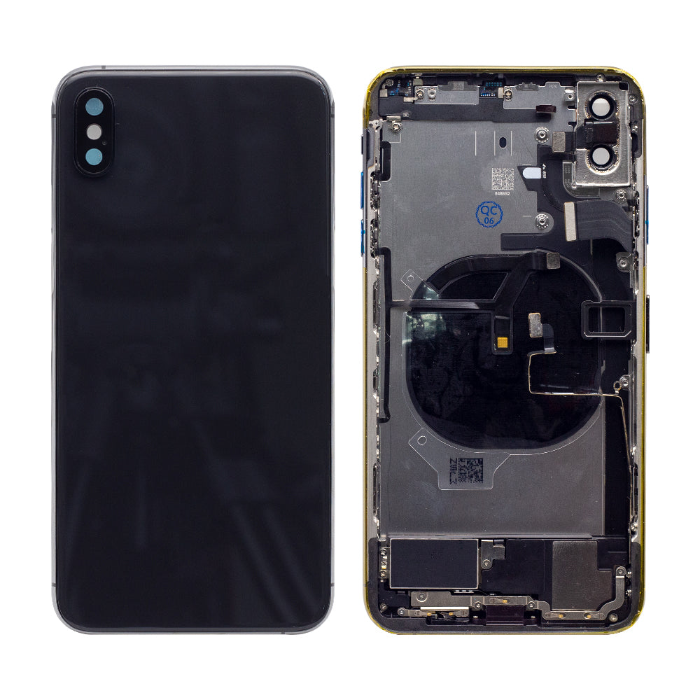 For Apple XS Max Carcaça com peças pequenas Preto OEM
