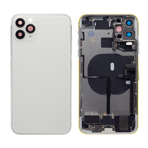 For Apple 11 Pro Max Carcaça com peças pequenas Branco OEM
