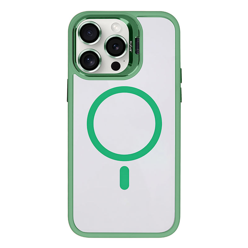 Rixus Classic 03 Case With MagSafe Compatible For Apple iPhone 14 Pro Light Green