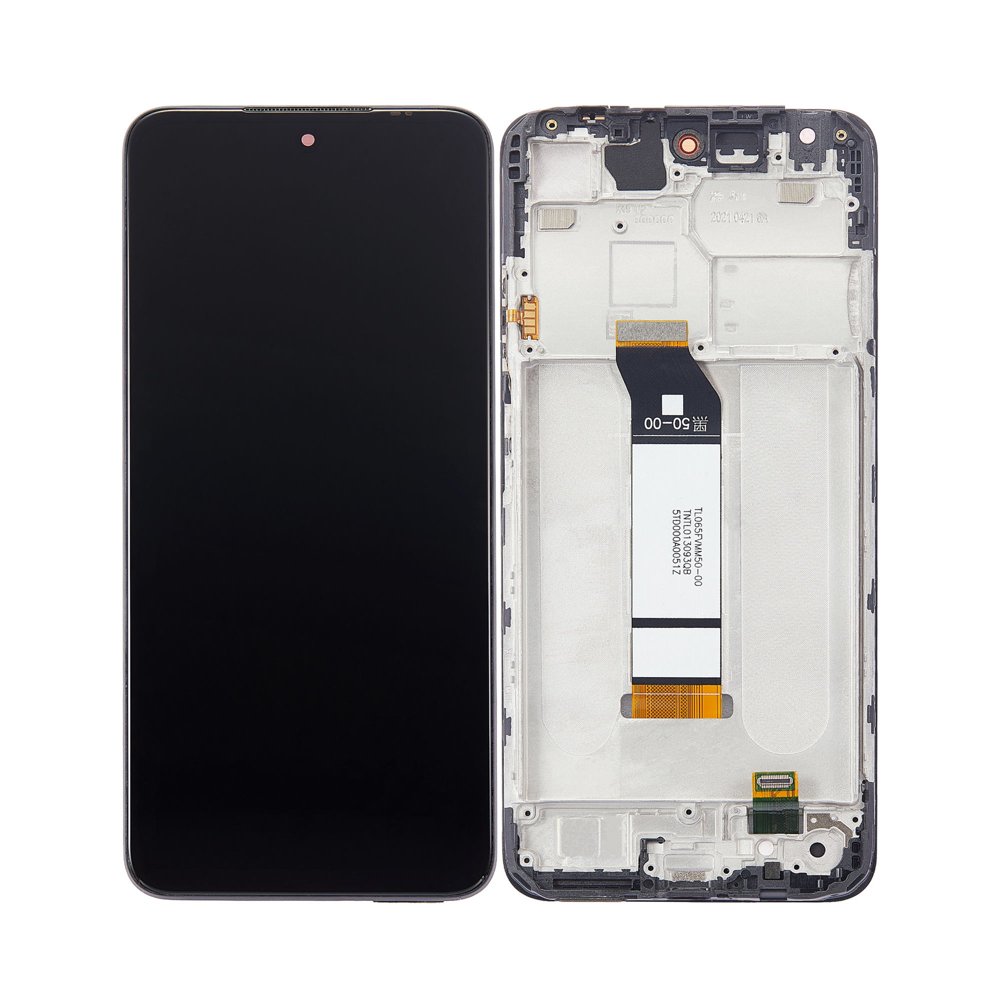 Xiaomi Redmi Note 10 5G, Poco M3 Pro 5G Ecrã e digitalizador com moldura OEM cinzento grafite