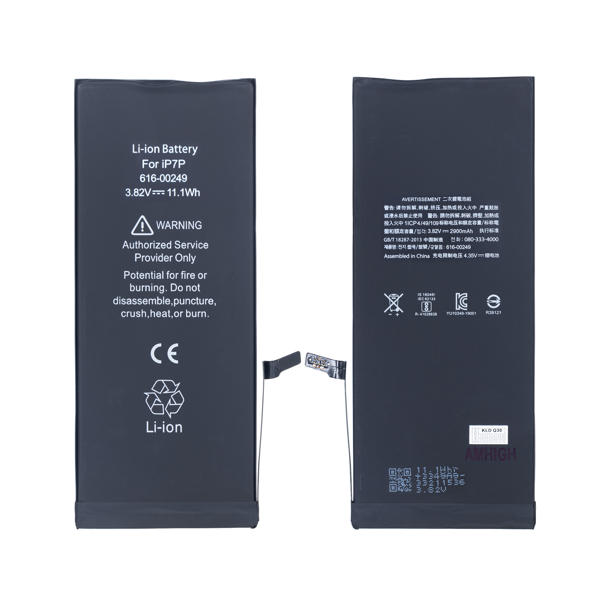 For Apple bateria For Apple 7 Plus com chip ZY OEM