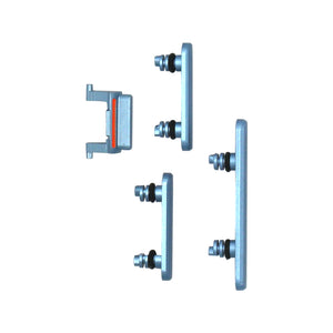Conjunto de botões laterais For Apple XR, azul, OEM (4 unidades)
