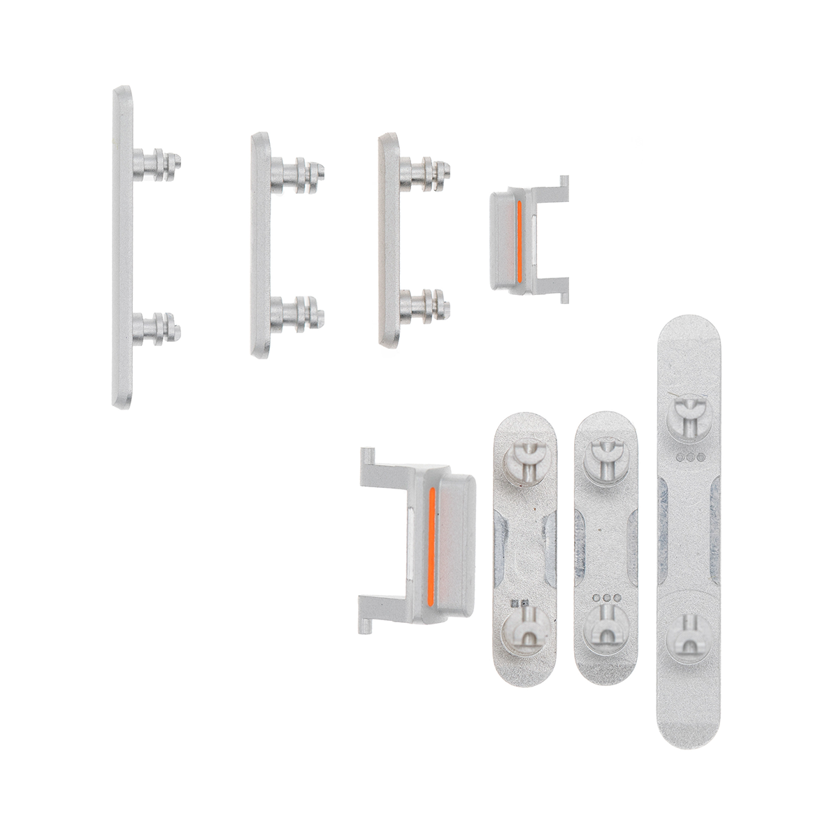 Conjunto de botões laterais For Apple XR Branco OEM (4 unidades)