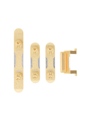 Conjunto de botões laterais For Apple XR Amarelo OEM (4 unidades)