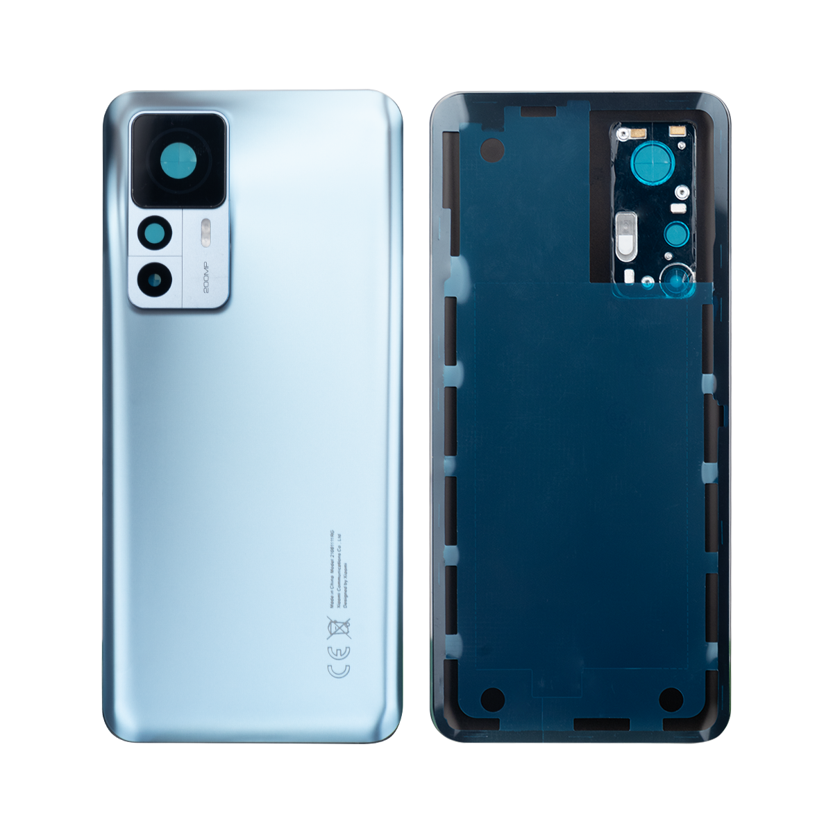 Capa traseira Xiaomi 12T Pro 5G com lente azul OEM