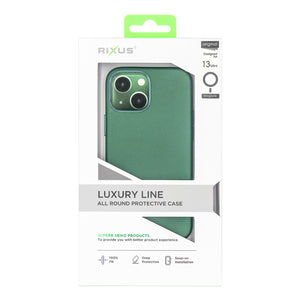 Rixus Classic 02 Case With MagSafe Compatible For Apple iPhone 13 Mini Green