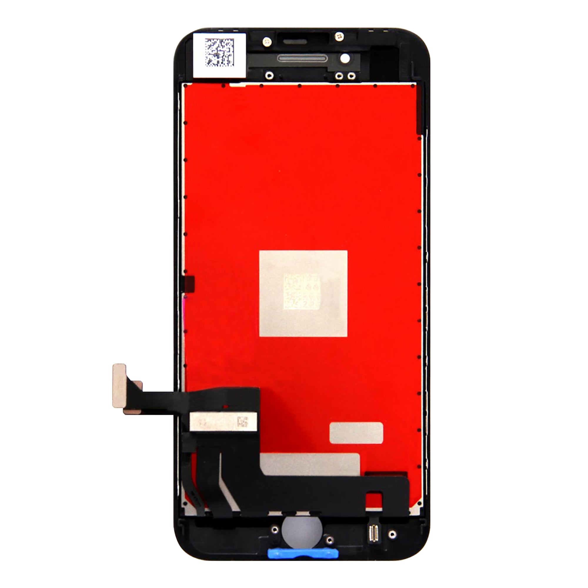 For Apple SE (2022) Ecrã e digitalizador preto compatível