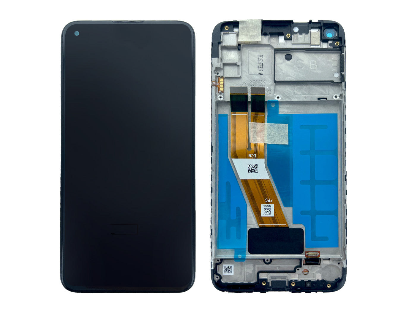 Samsung Galaxy A11 A115F Ecrã e digitalizador com moldura Preto Service Pack