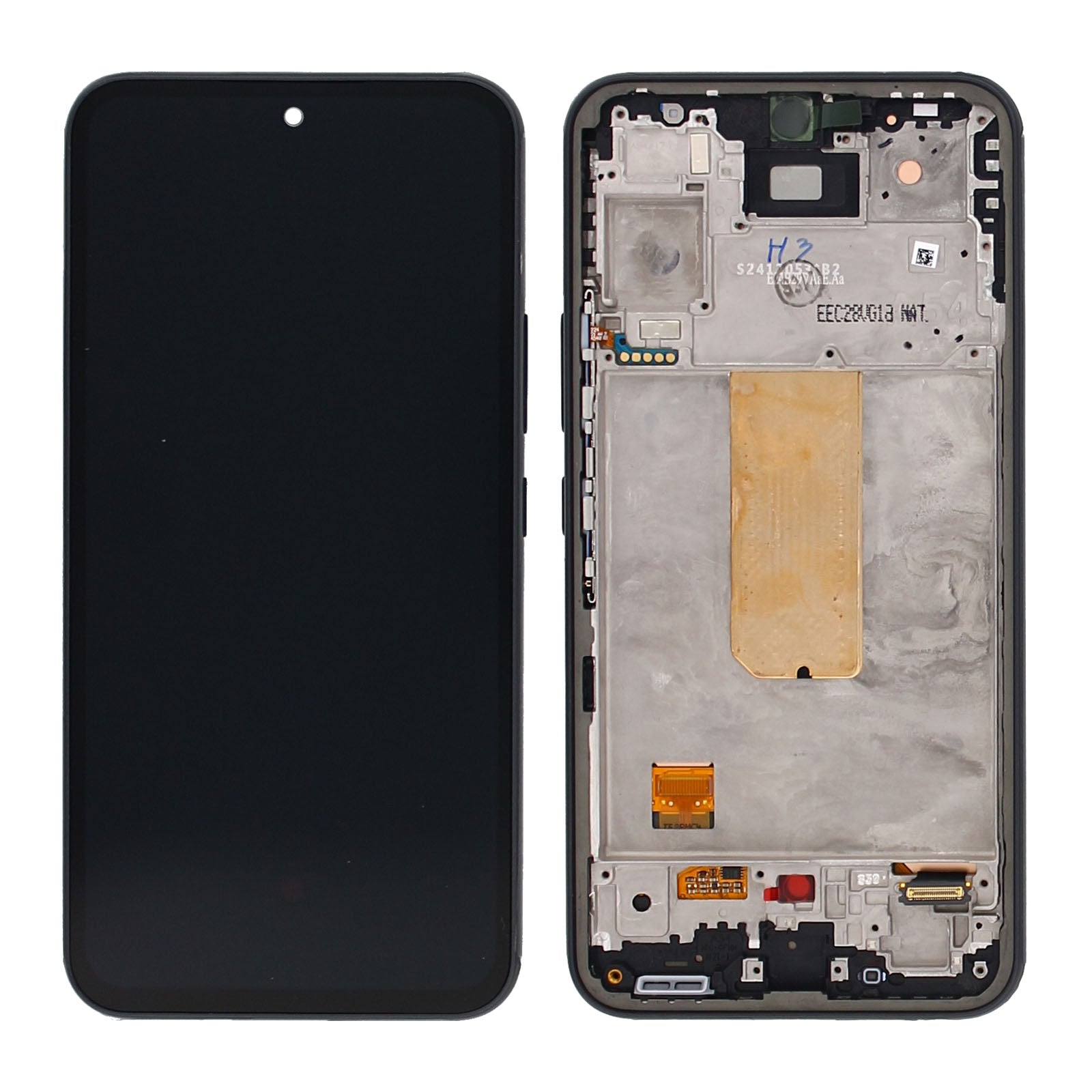 Samsung Galaxy A54 5G A546B Ecrã e digitalizador com moldura Preto Service Pack
