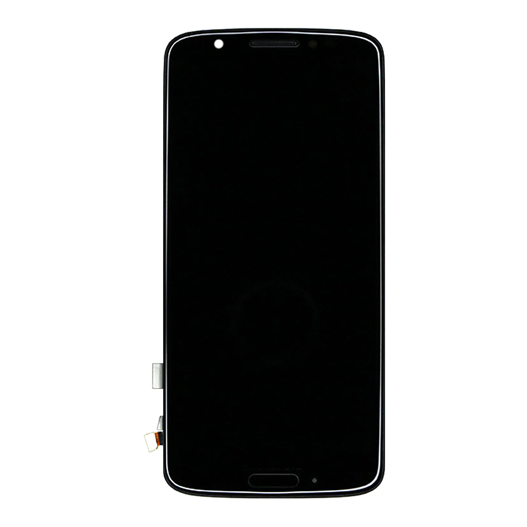 Motorola Moto G6 Ecrã e digitalizador com moldura Preto OEM