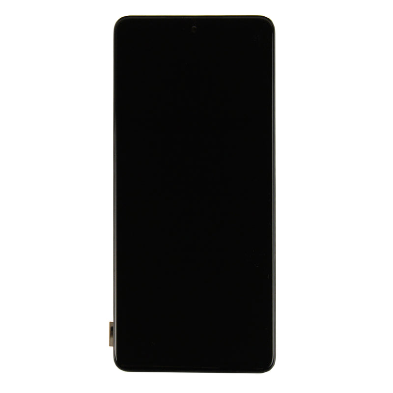 Samsung Galaxy M52 5G M526B Ecrã e digitalizador com moldura Preto Service Pack