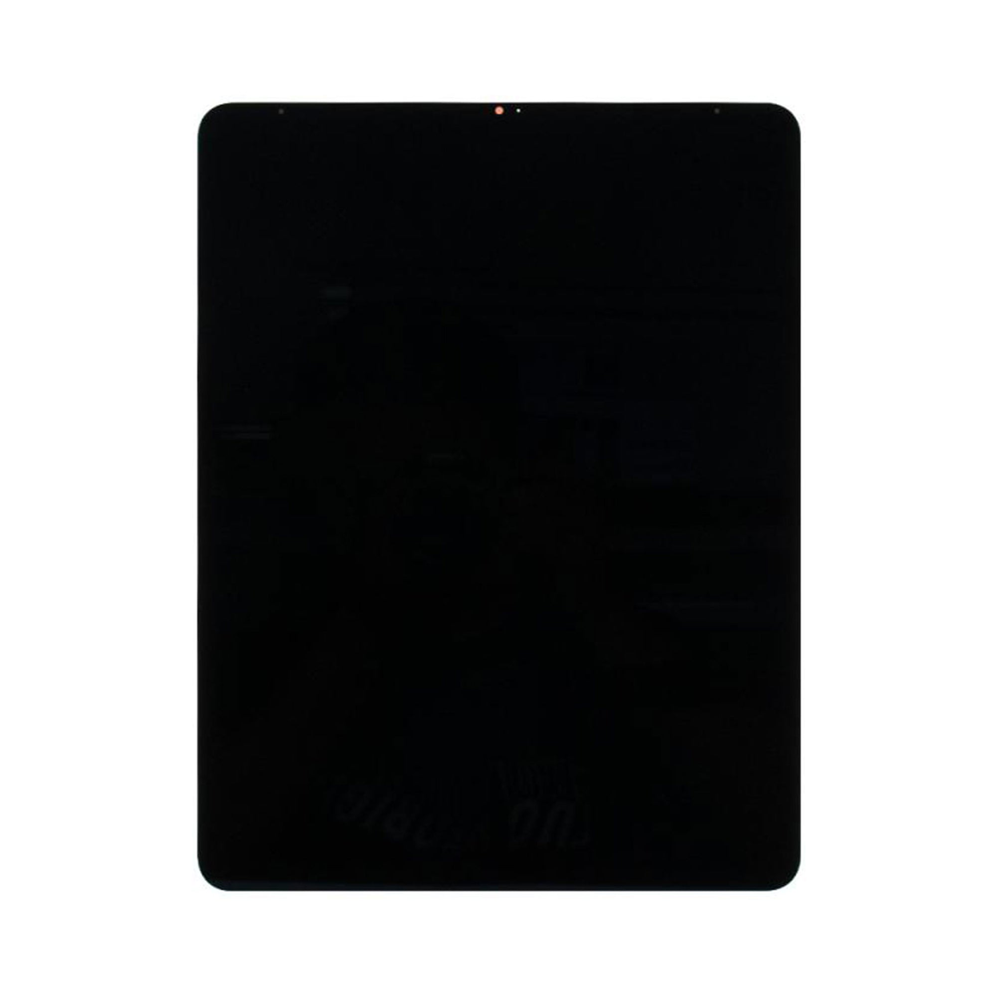 For Apple Pro 12,9 polegadas (2018, 2020) Ecrã e digitalizador preto puxado