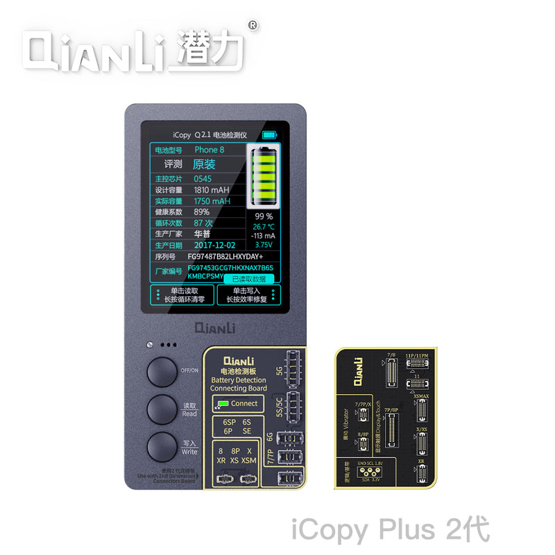 Programador QIANLI iCopy Plus 2.1 sem placa Lightning