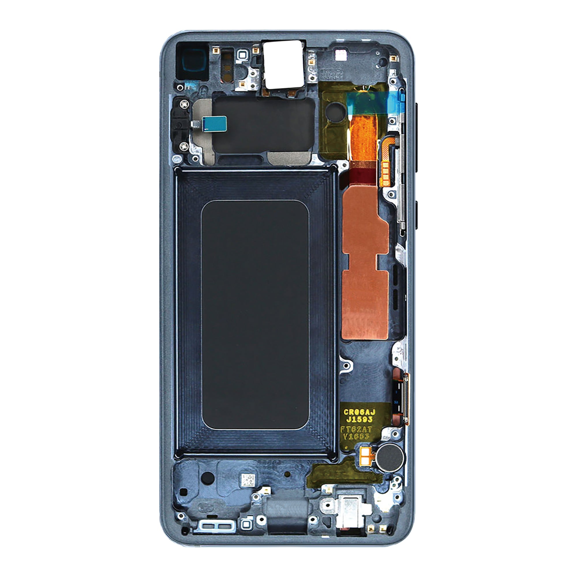 Samsung Galaxy S10e G970F Ecrã e digitalizador com moldura Prism Black Service Pack