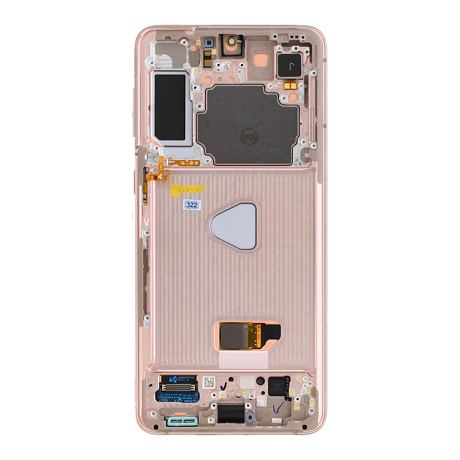 Samsung Galaxy S21 Plus 5G G996B Ecrã e digitalizador com moldura Pacote de assistência Phantom Violet