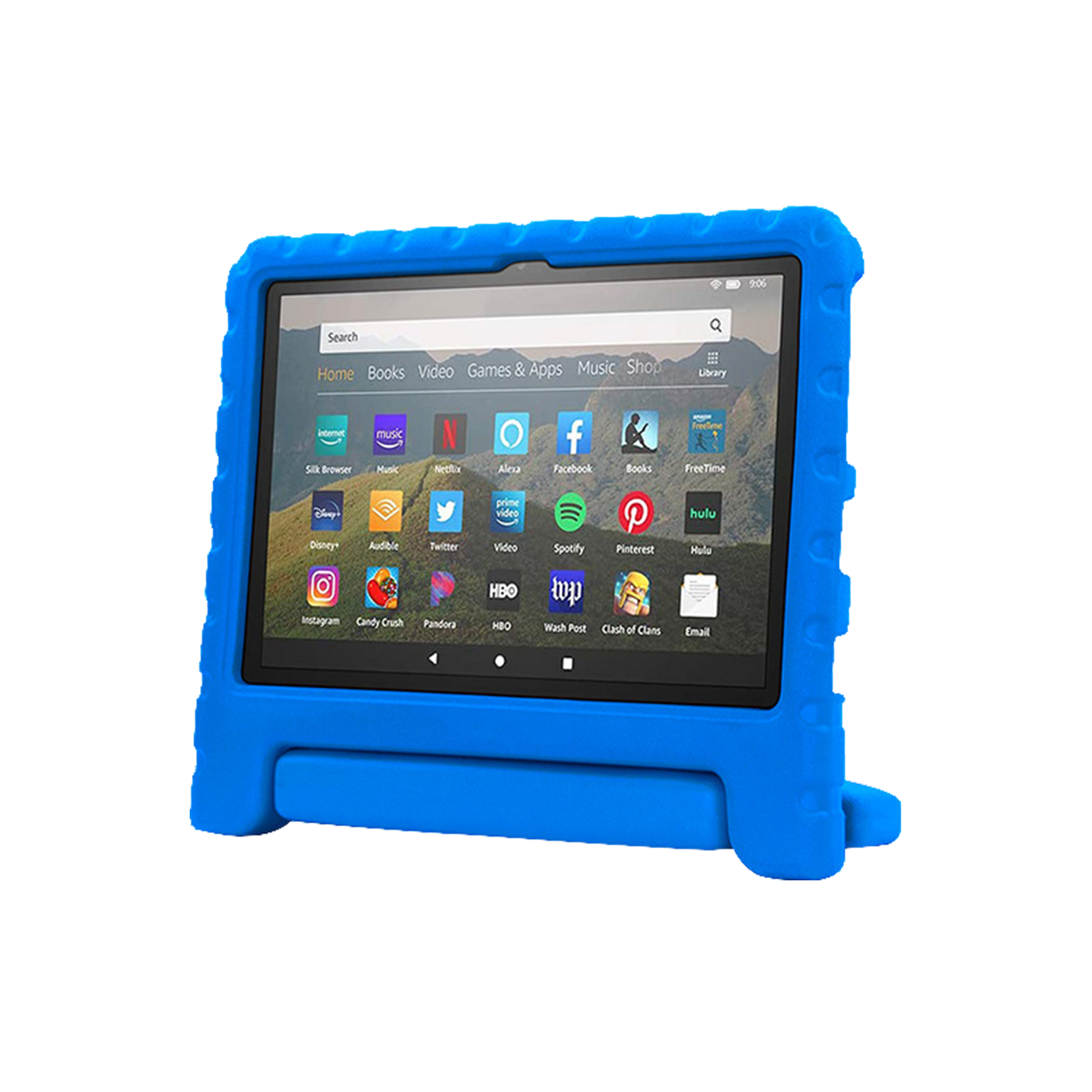 Capa para tablet Rixus RXTC06 para crianças For Apple iPad Mini 6 8,3 polegadas Azul