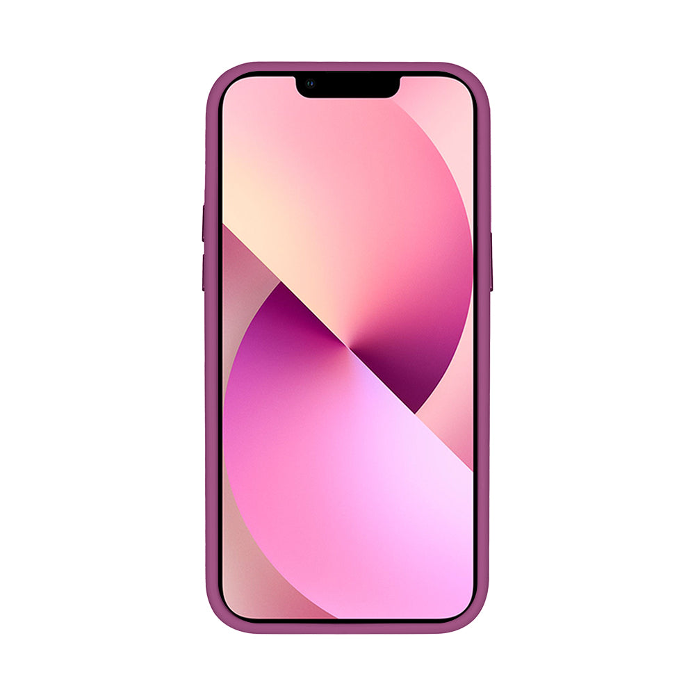 Rixus Classic 03 Case With MagSafe Compatible For Apple iPhone 12 Pro Max Dark Pink