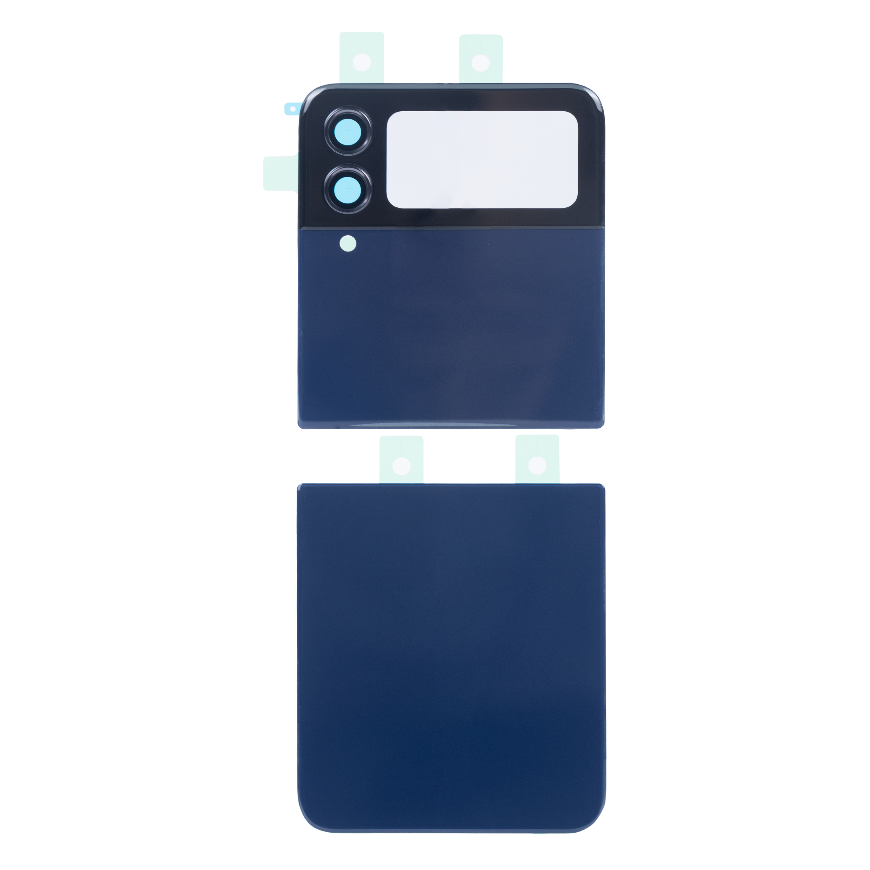 Capa traseira Samsung Galaxy Z Flip4 5G F721B com lente azul-marinho OEM