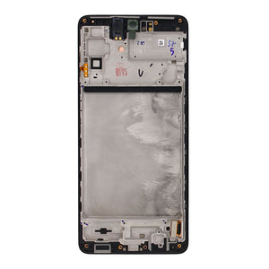 Samsung Galaxy M51 M515F Ecrã e digitalizador com moldura Celestial Black Service Pack