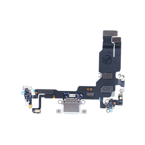 For Apple iPhone 15 Sistema de carregamento Flex Azul Puxado