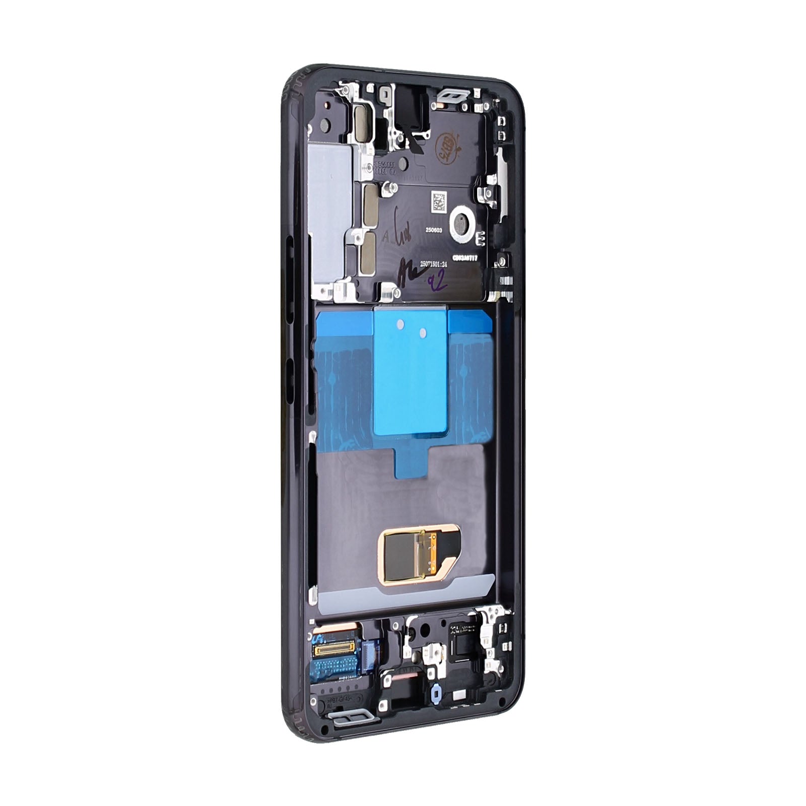 Samsung Galaxy S22 S901B Ecrã e digitalizador com moldura Phantom Black Service Pack