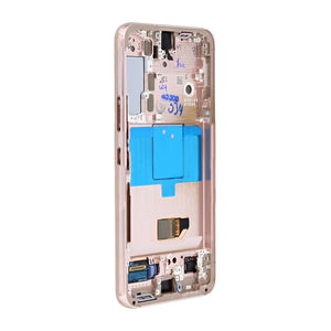 Samsung Galaxy S22 S901B Ecrã e digitalizador com moldura Pacote de assistência em ouro rosa