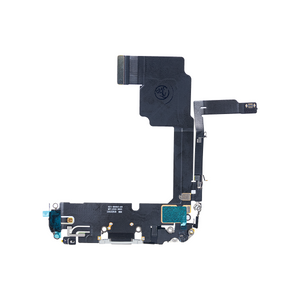 For Apple iPhone 15 Pro Max Sistema de carregamento Flex Branco Titânio Puxado