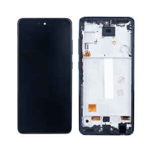 Samsung Galaxy A52 5G A526B, A52s 5G A528B Ecrã e digitalizador com moldura Impressionante preto Soft-OLED