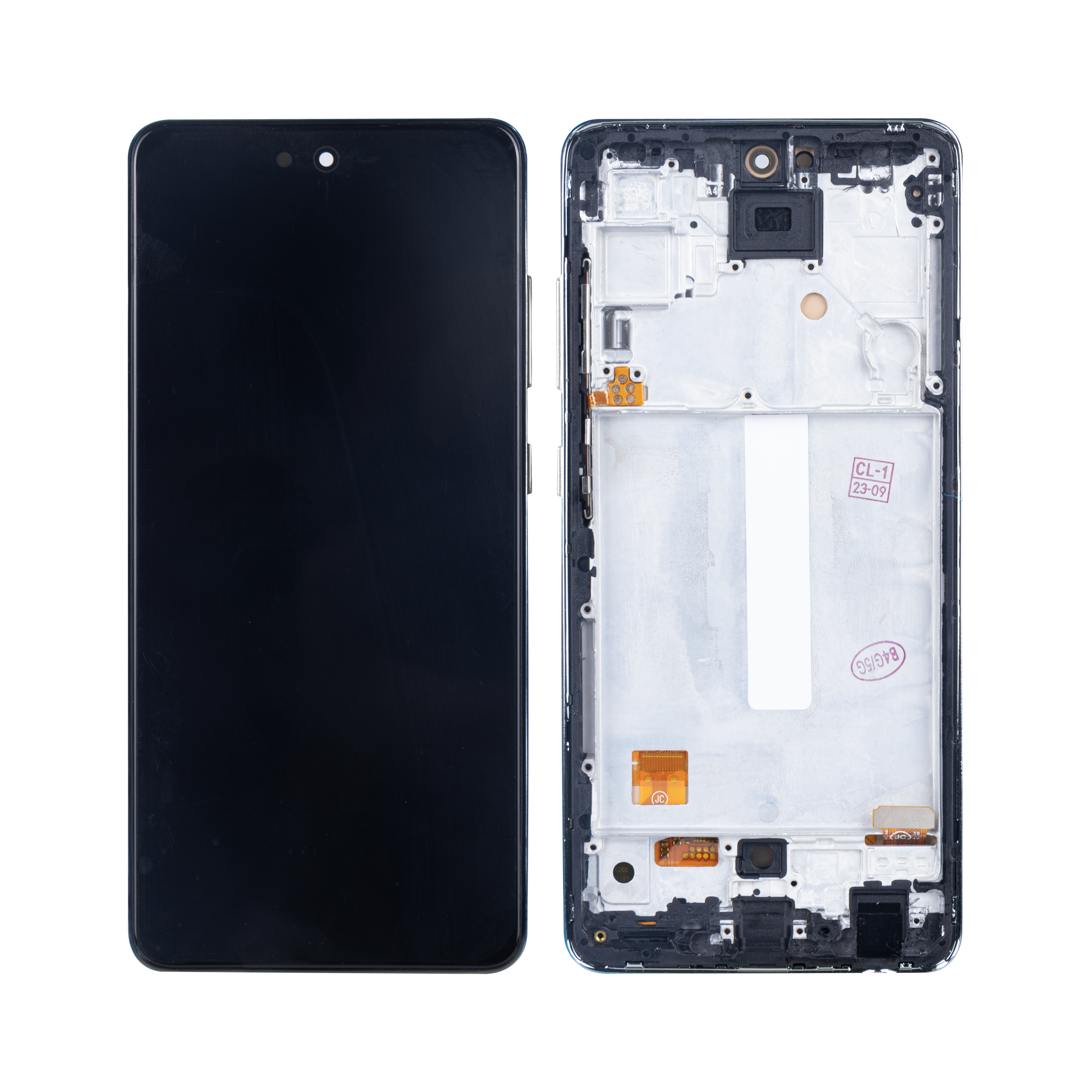 Samsung Galaxy A52 4G A525F, A52 5G A526B, A52s 5G A528B Display And Digitizer With Frame Awesome White Soft-OLED