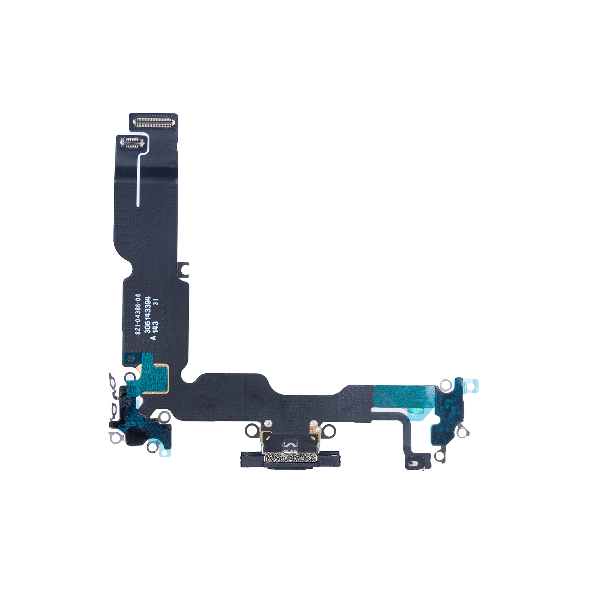 For Apple iPhone 15 Plus Sistema de carregamento Flex Preto Puxado