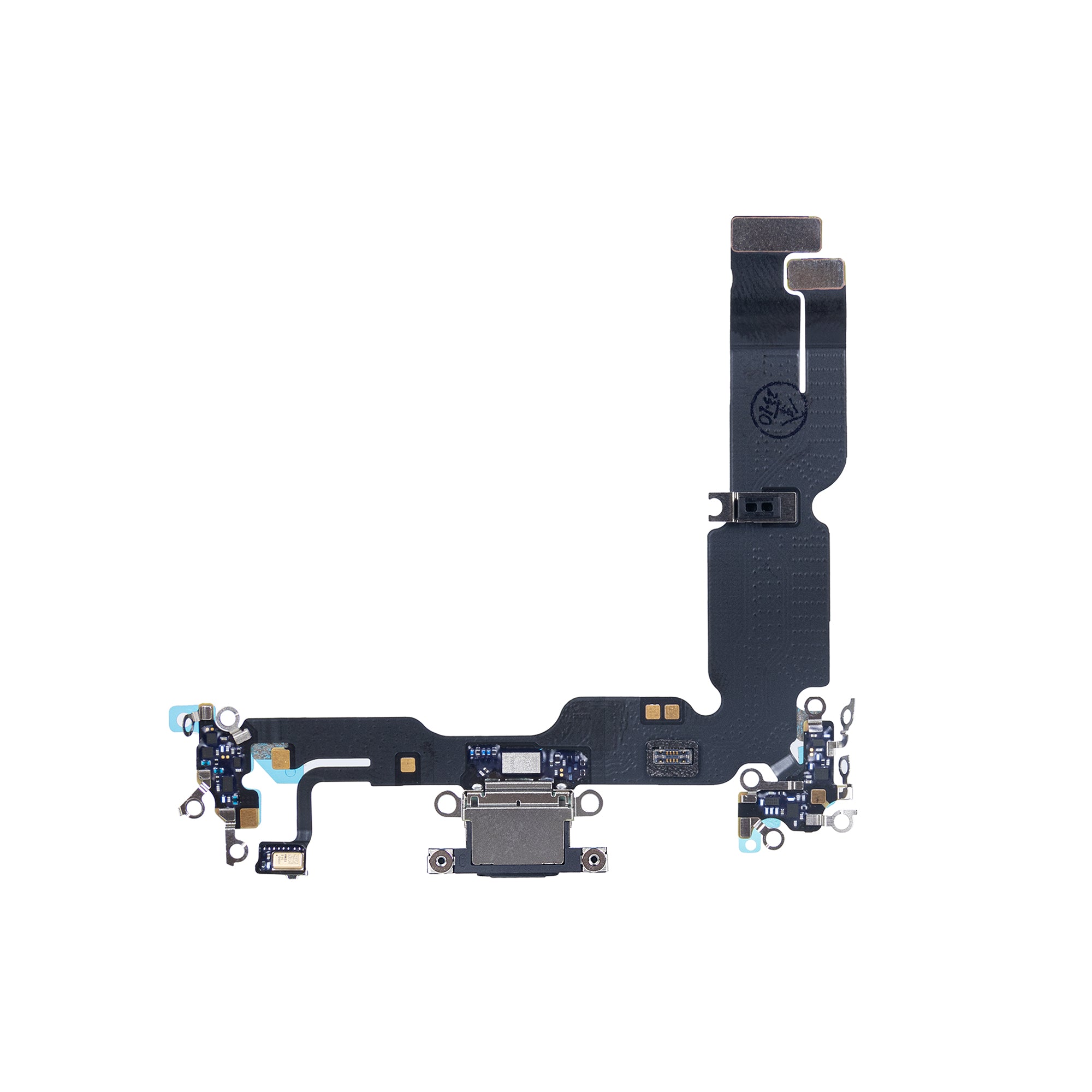 For Apple iPhone 15 Plus Sistema de carregamento Flex Preto Puxado