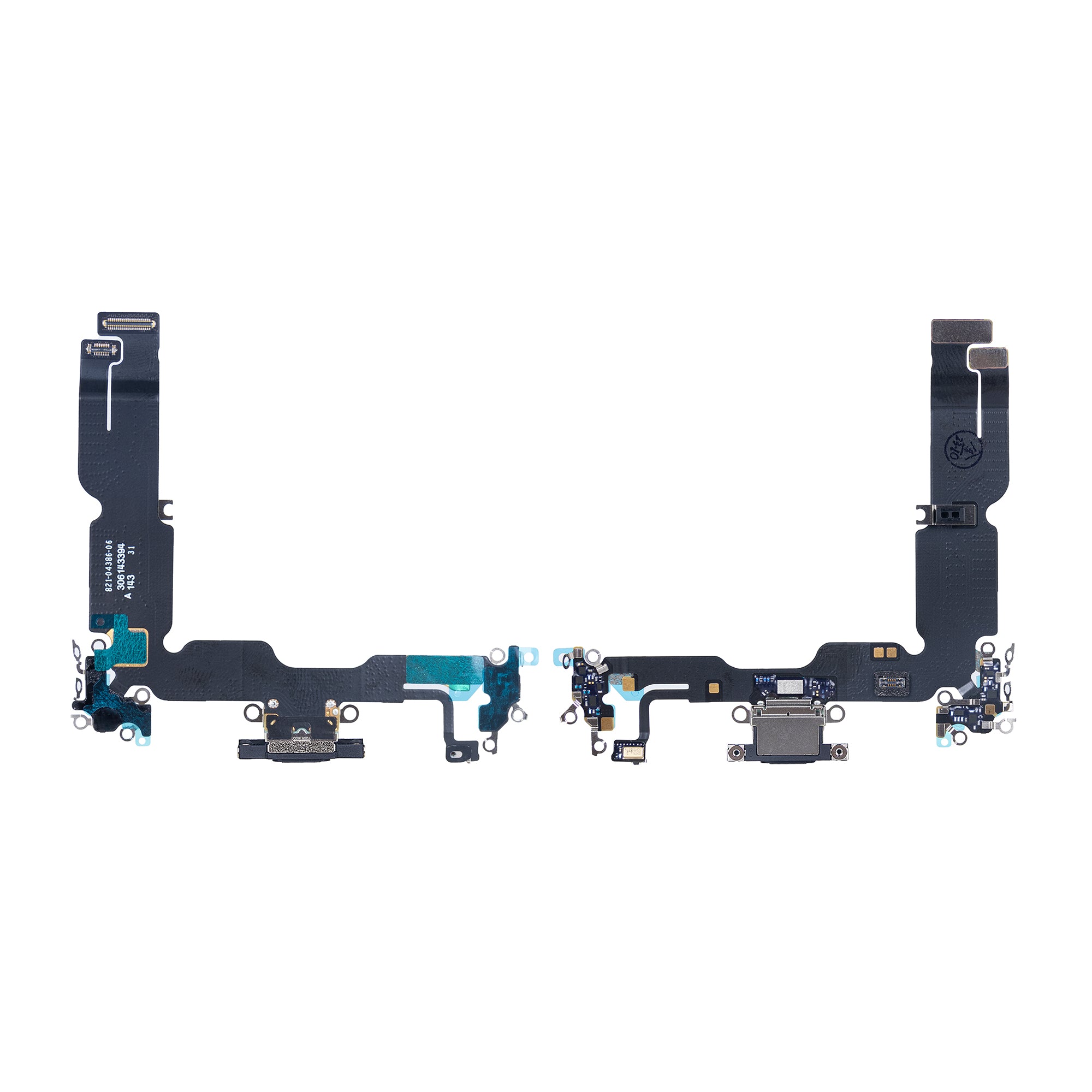 For Apple iPhone 15 Plus Sistema de carregamento Flex Preto Puxado