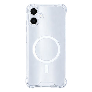 Rixus Anti-Burst Case With MagSafe Compatible For Samsung Galaxy A05 Transparent