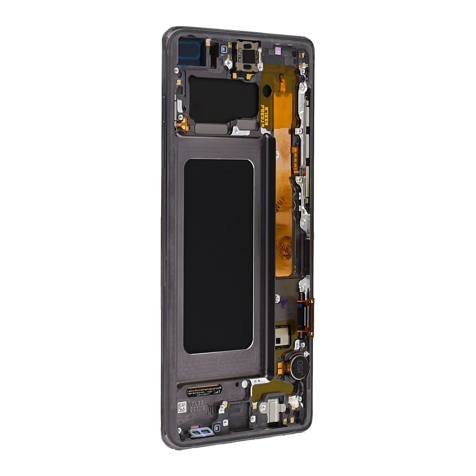 Samsung Galaxy S10 Plus G975F Ecrã e digitalizador com moldura Prism Black Service Pack