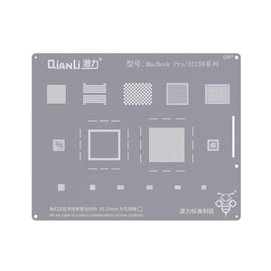 QIANLI Bumblebee Stencil QS97 For Apple MacBook Pro, A2159 Series