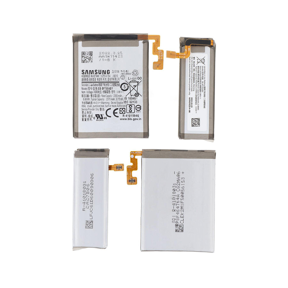 Samsung Galaxy Z Flip F700B Conjunto de bateria principal e secundária EB-BF700ABY OEM