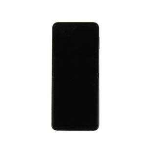 Samsung Galaxy Z Flip3 F711B Ecrã principal e digitalizador com moldura Phantom Black Service Pack