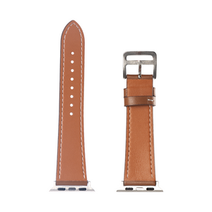 Pulseira de couro dupla camada For Apple 38 mm, 40 mm, 41 mm Castanho