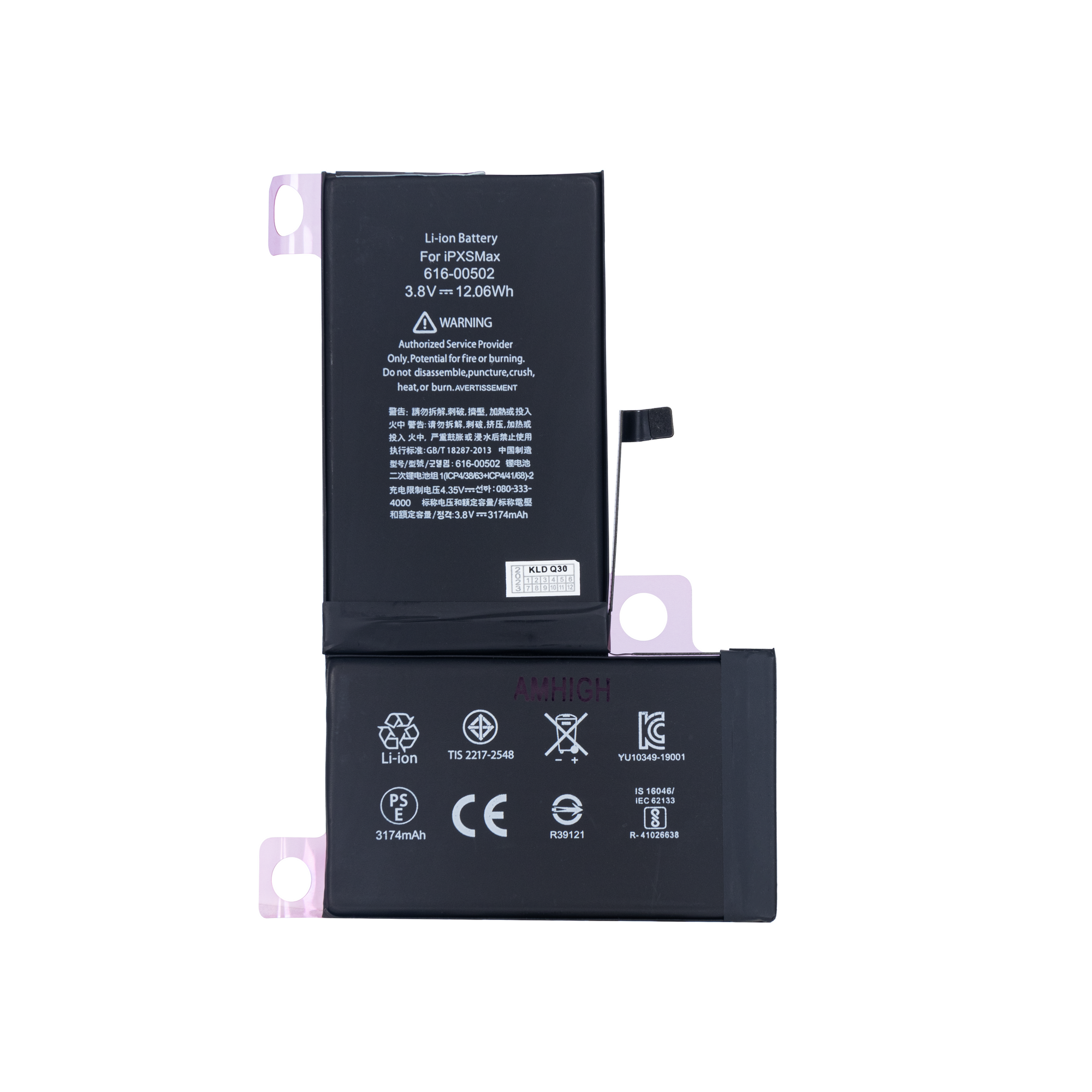 For Apple bateria For Apple XS Max com chip TI OEM