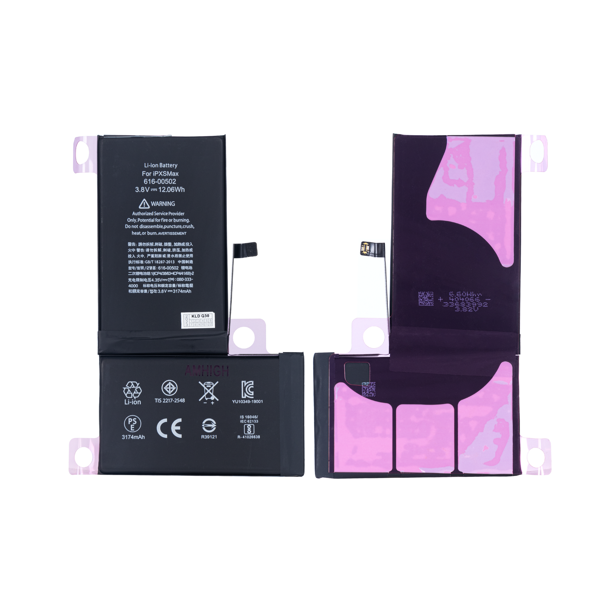 For Apple bateria For Apple XS Max com chip TI OEM
