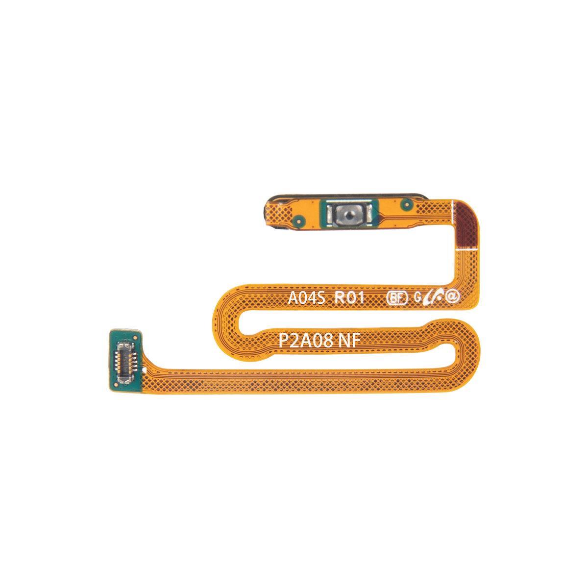 Samsung Galaxy A04s A047F Sensor de impressão digital flexível com botão liga/desliga cobre OEM