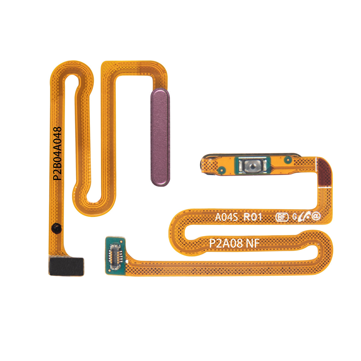 Samsung Galaxy A04s A047F Sensor de impressão digital flexível com botão liga/desliga cobre OEM