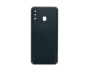 Capa traseira Samsung Galaxy A30 A305F com lente preta OEM