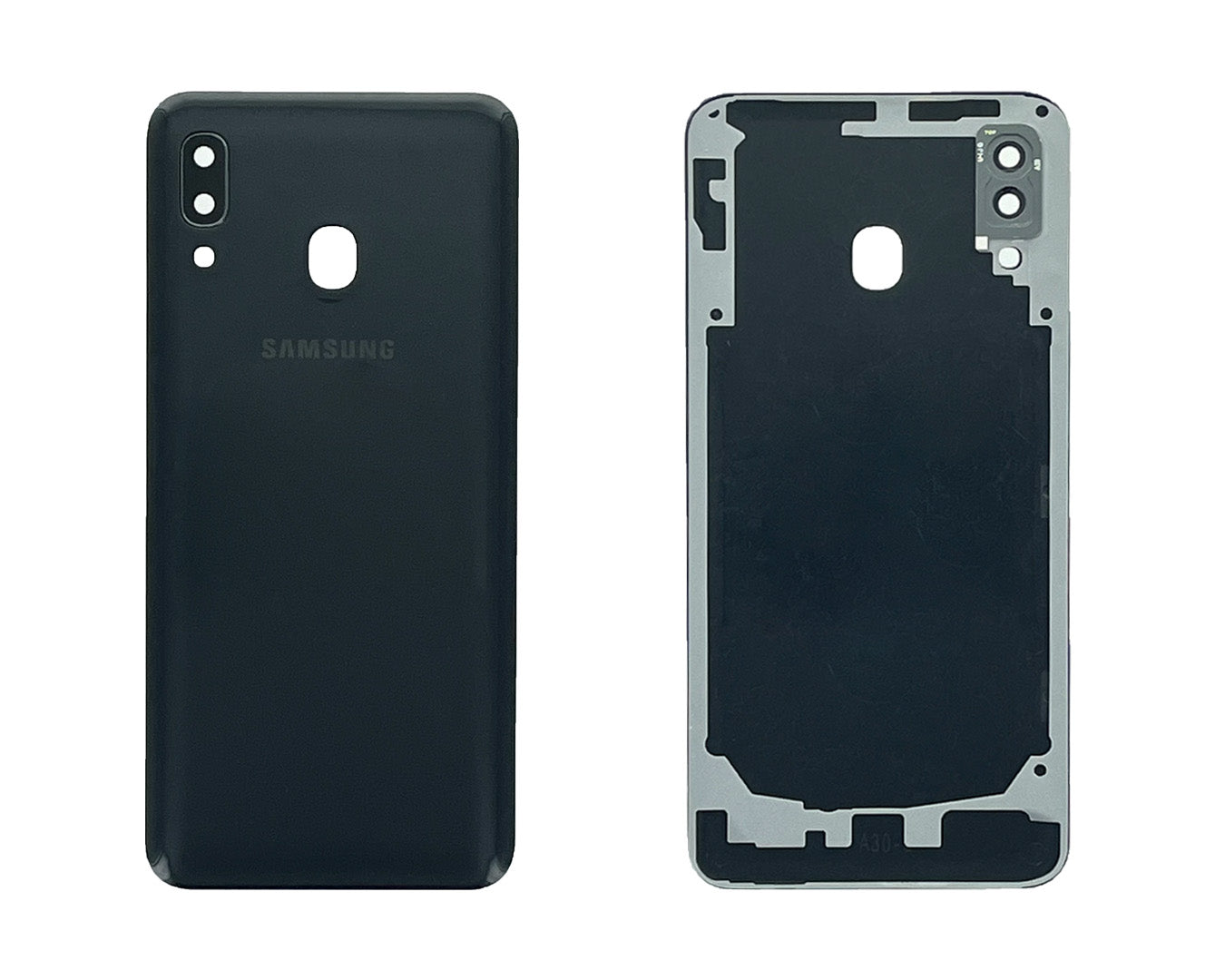Capa traseira Samsung Galaxy A30 A305F com lente preta OEM