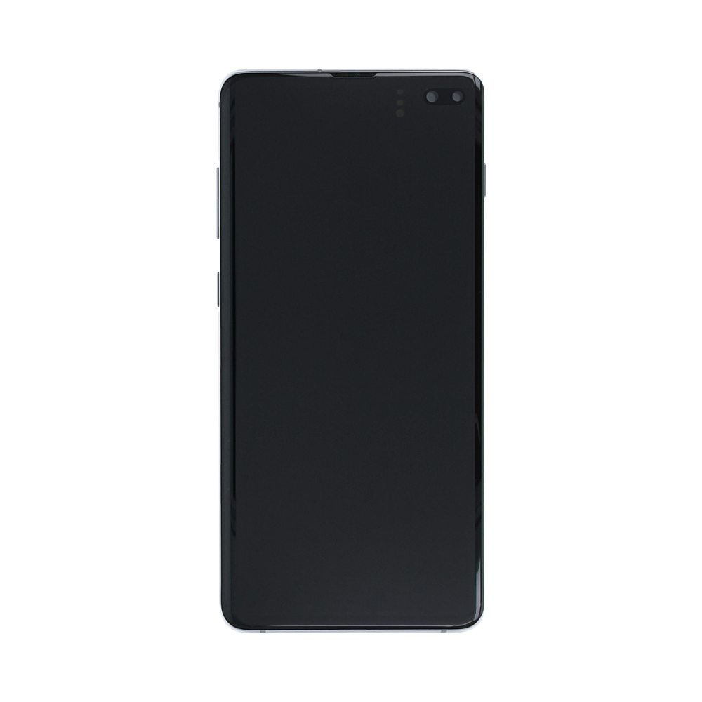 Samsung Galaxy S10 Plus G975F Ecrã e digitalizador com moldura Prism Silver Service Pack