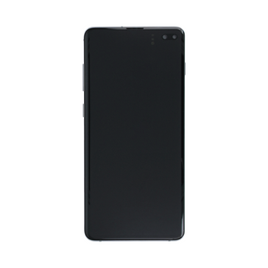 Samsung Galaxy S10 Plus G975F Ecrã e digitalizador com moldura Prism Silver Service Pack