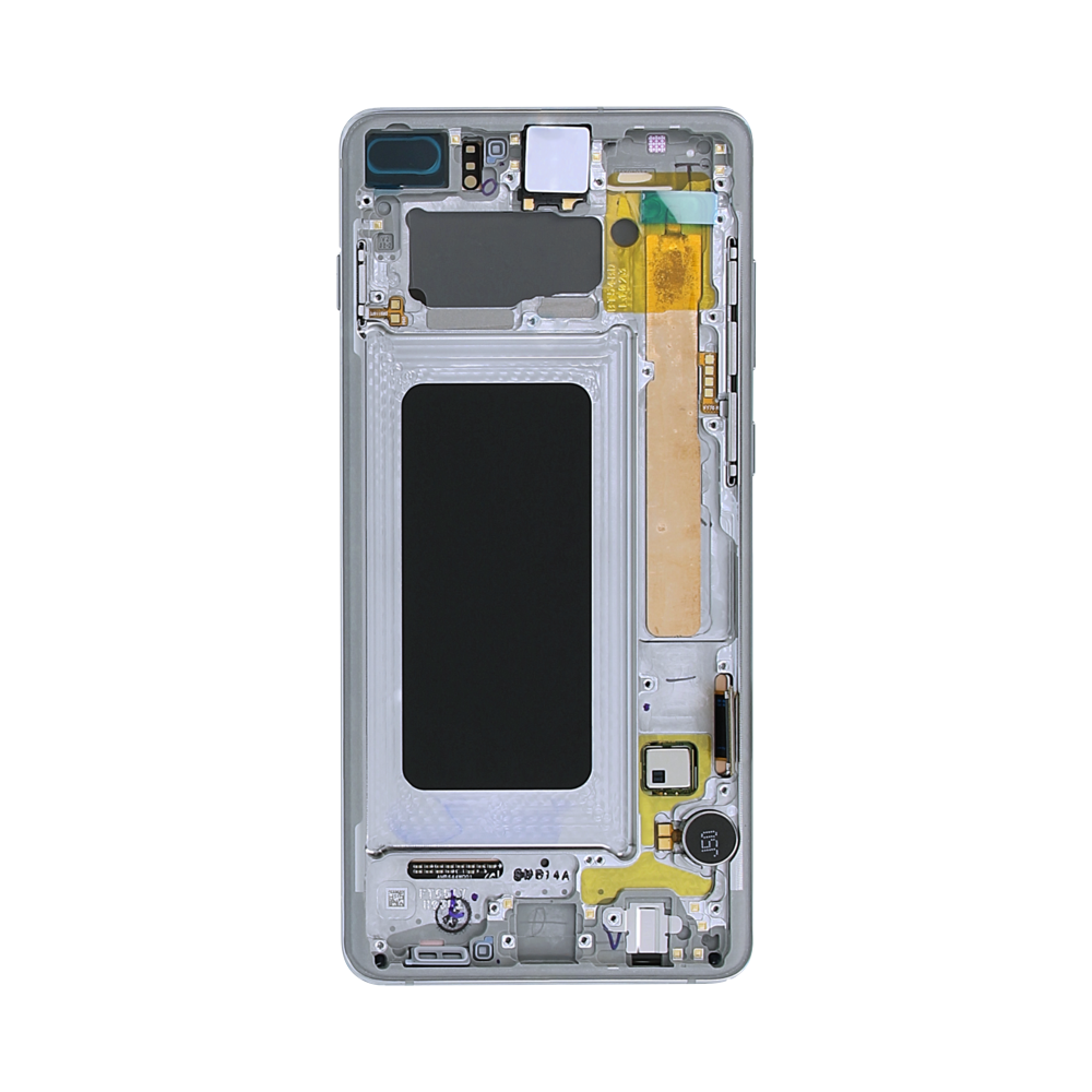 Samsung Galaxy S10 Plus G975F Ecrã e digitalizador com moldura Prism Silver Service Pack
