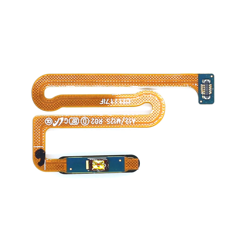 Samsung Galaxy A12 A125F, A12 Nacho A127F Sensor de impressão digital flexível com botão liga/desliga Preto OEM