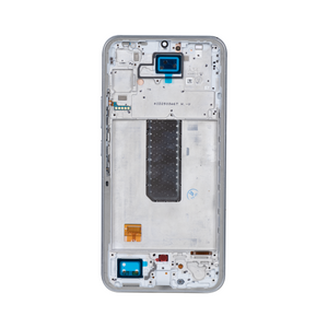 Samsung Galaxy A34 5G A346B Ecrã e digitalizador com moldura Soft-OLED prateado